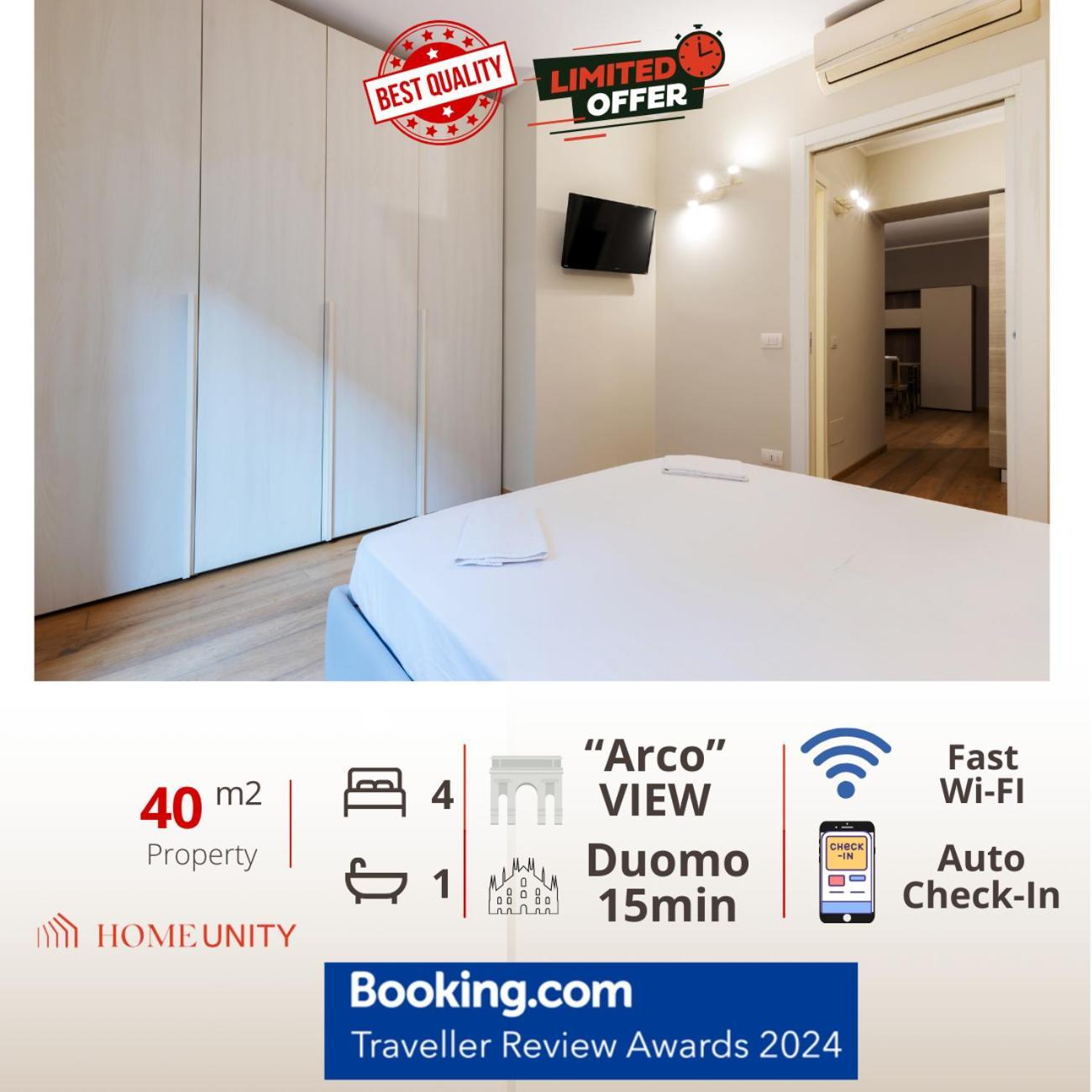 Appartement Arco Della Pace Corso Sempione - Exceptional Location Milan
